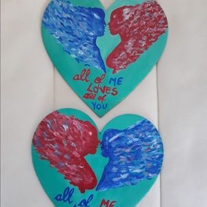 Valentine’s Day love magnets set of 2
